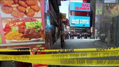 Vendedor es baleado en un brazo en Times Square