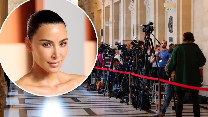 PARIS, FRANCE – APRIL 28: The Press is seen at the Palais De Justice on April 28, 2025 in Paris, France. Ten people are on trial, accused of stealing millions of dollars worth of jewellery from Kim Kardashian, who was held at gunpoint in her apartment during Paris fashion week in 2016. (Photo by Pierre Suu/Getty Images)