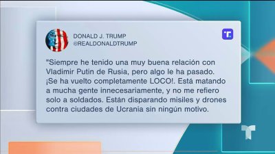 Trump cuestiona la salud mental de Putin