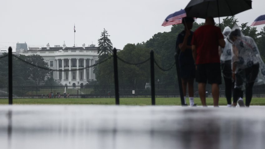 A view of the White House in Washington DC, United States on July 12, 2024. (Photo by Jakub Porzycki/NurPhoto via Getty Images)