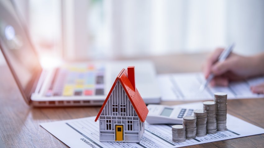Buying and selling houses, Home concept, Home savings, Selling home, Money and house