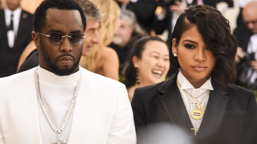 Sean ‘Diddy’ Combs and Cassie Ventura attend the ‘Heavenly Bodies: Fashion and the Catholic Imagination’ Costume Institute Gala 2018 at Metropolitan Museum of Art in New York, New York on Monday, May 7, 2018. (Laura Thompson / New York Daily News via Getty Images)