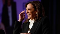 SAN FRANCISCO, CALIFORNIA – APRIL 30: Former U.S. Vice President Kamala Harris delivers a keynote address during the Emerge 20th Anniversary Gala at the Palace Hotel on April 30, 2025 in San Francisco, California. Kamala Harris delivered her first public speech since leaving office in January.  (Photo by Justin Sullivan/Getty Images)