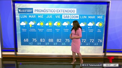 El pronóstico del tiempo para el 9 de junio de 2025
