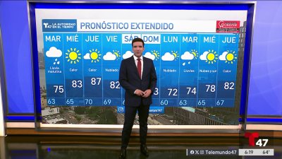 Pronóstico del tiempo para el 9 de junio