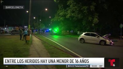 Motorista muere y adolescente está grave tras accidente en Barceloneta