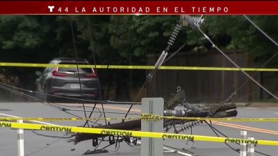 Poderosa tormenta deja estragos en el área de DC