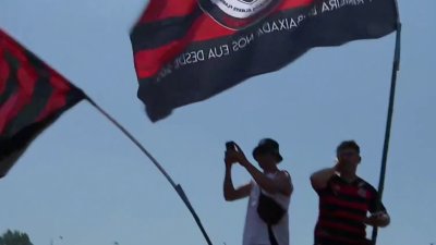 Porras y celebración en el Linc por el Mundial de Clubes