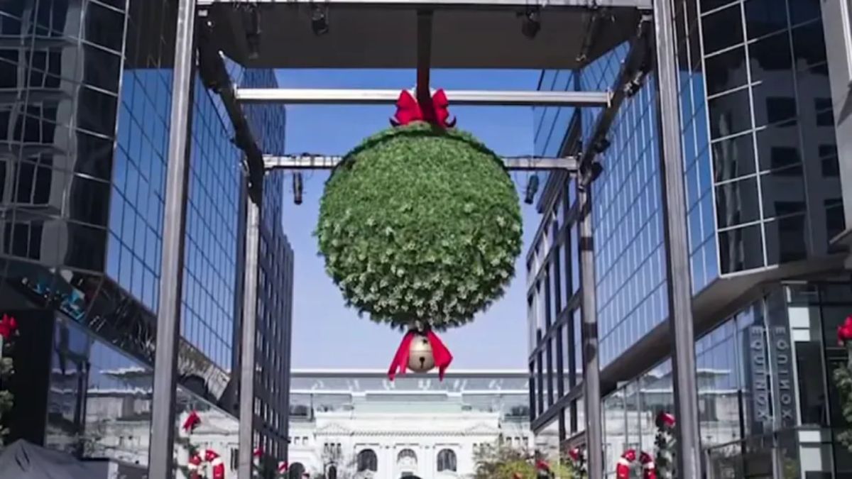 Washington D.C. busca romper récord de besos bajo el \, image size:1200x675