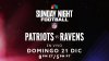 Los Patriots se enfrentan a los Ravens esta noche por TeleXitos, Peacock, Universo
