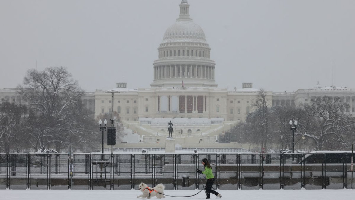 ¿Cuándo empezará a nevar en Washington D.C. y cuánta nieve caerá?