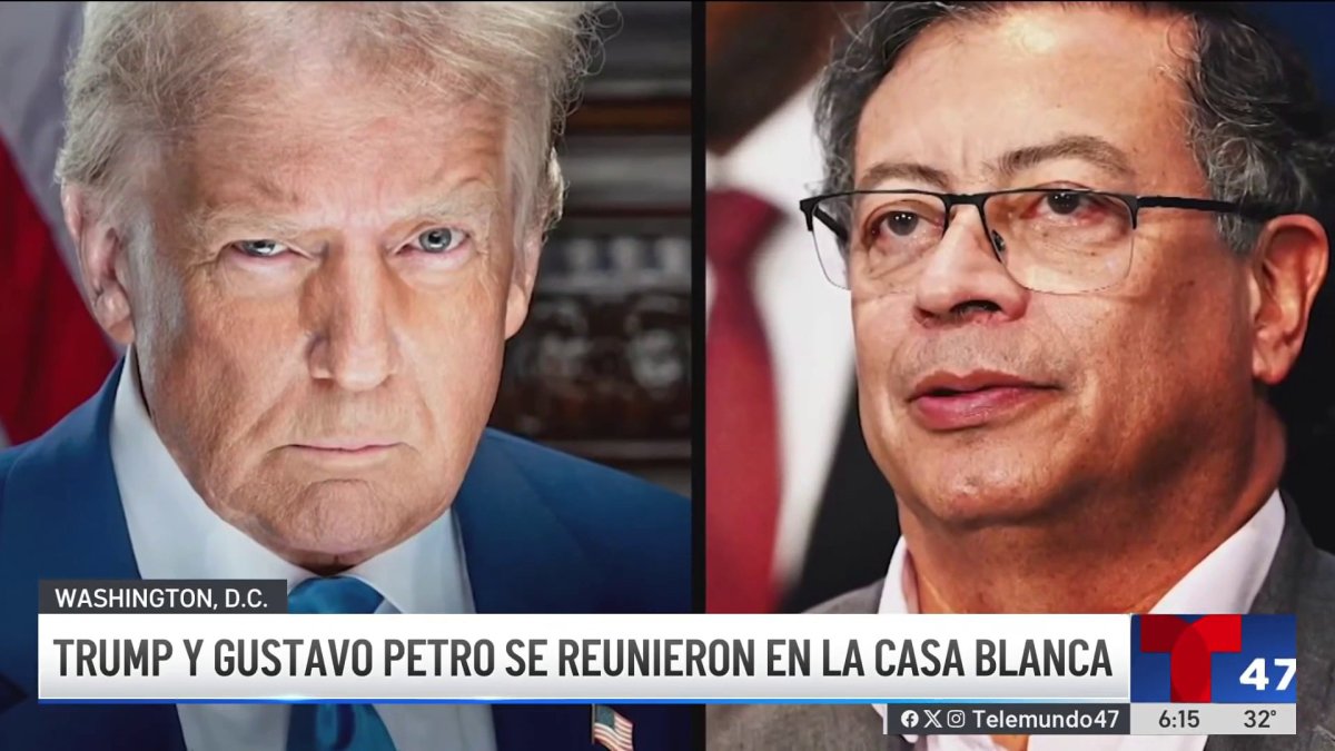 El presidente Donald Trump y Gustavo Petro se reunieron en la Casa ...
