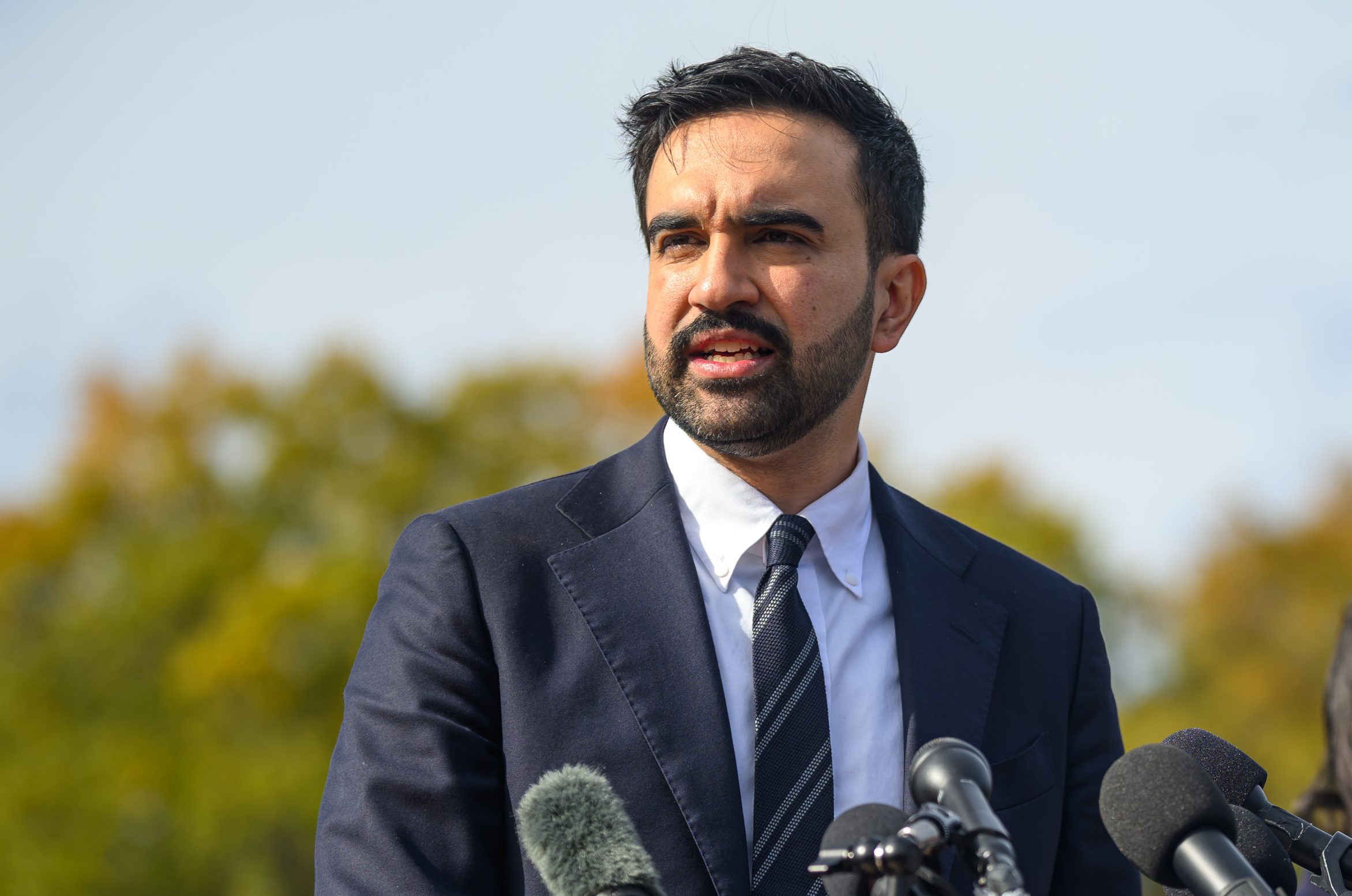 Zohran Mamdani in New York City in 2025.