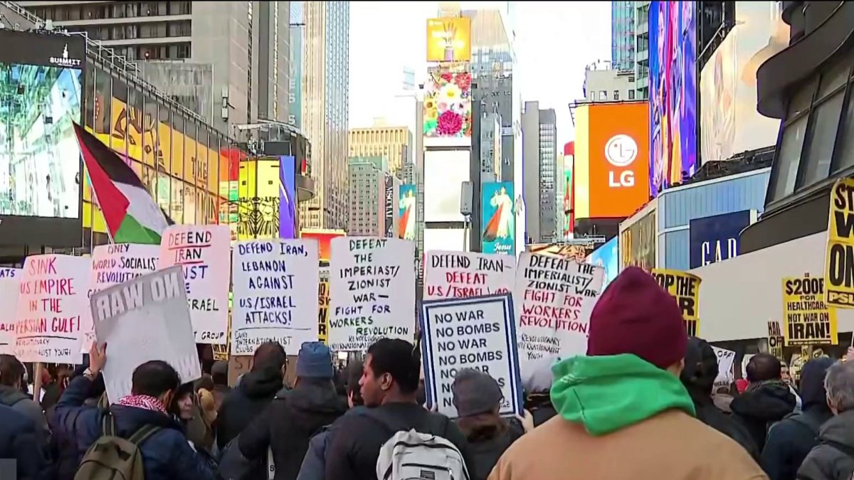 Manifestación por conflicto en Medio Oriente – Telemundo New York (47)