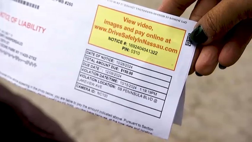 red light ticket