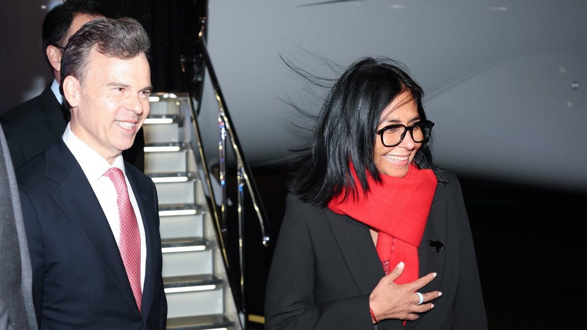 Delcy Rodríguez llega a Nueva York para participar en la Asamblea General de la ONU