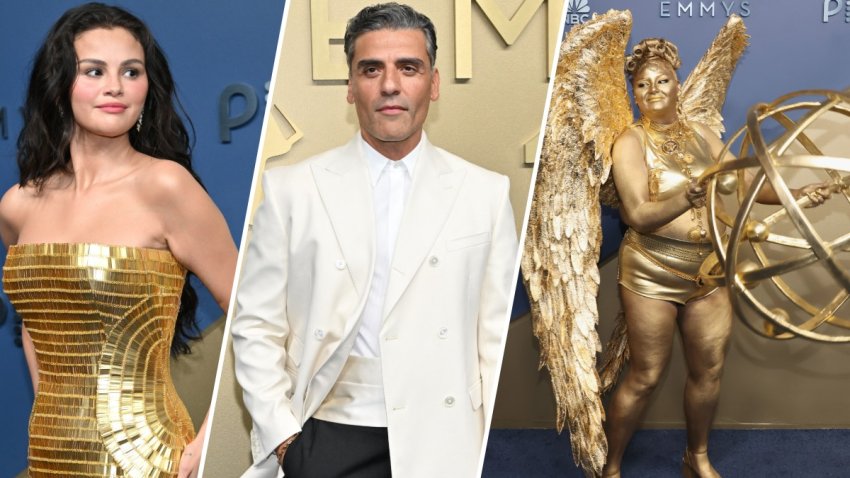 Selena Gomez, Oscar Isaac y Megan Stalter asisten a la 78ª edición de los Premios Primetime Emmy, celebrada en el Peacock Theater el 14 de septiembre de 2026.