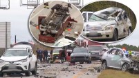 Dos personas murieron en un accidente en Texas, luego que conductor perdiera control de su auto.
