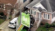 Camión fuera de control destroza casa en Staten Island. Noticias en tiempo real