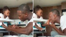 Video adorable: Bombero de Nueva York hace pedicura a su hija. Noticias en tiempo real