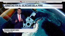 Grietas en el glaciar Isla Pine. Noticias en tiempo real