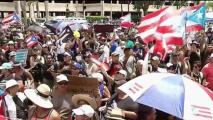 Miles marchan y paralizan Puerto Rico. Noticias en tiempo real