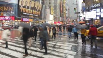 Menú del tiempo para Nueva York: Agreste y lluvioso. Noticias en tiempo real