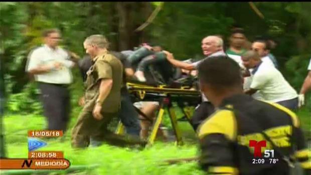 Intentos de rescate en Habana tras caerse avión en Cuba