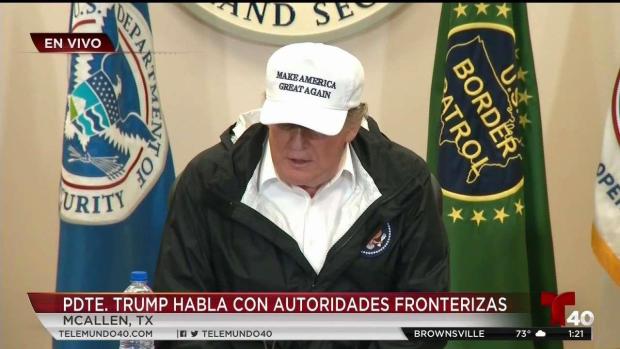 Trump: migrantes cruzan la frontera conduciendo autos