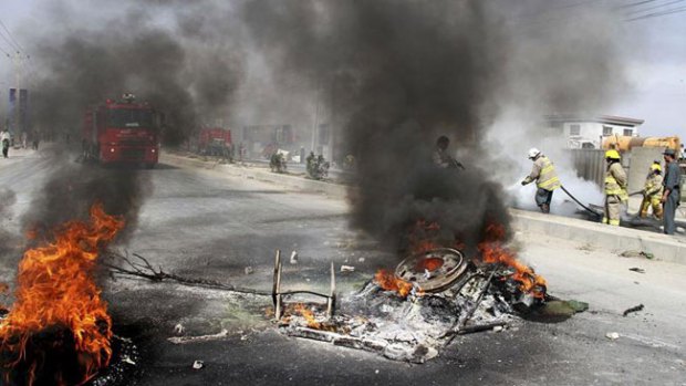 Video: Atacan base militar de Kabul