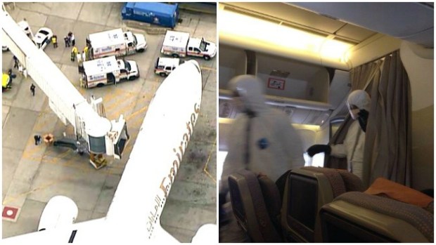 Video: Alerta en Logan por pasajeros enfermos