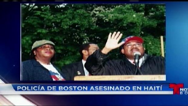 Policía de boston asesinado en Haití