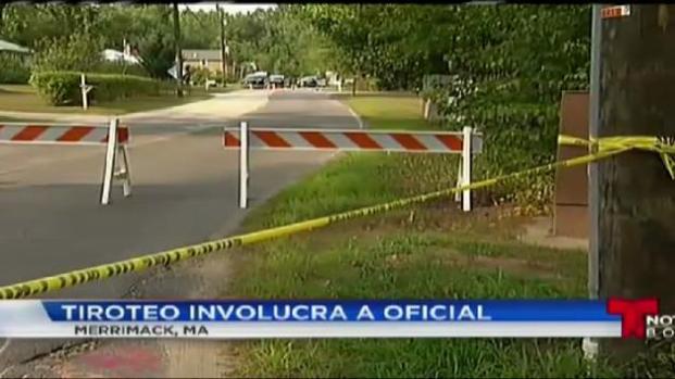 Investigan tiroteo con policías en Merrimack