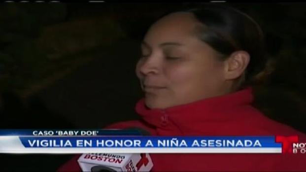 Vigilia en honor a niña asesinada.