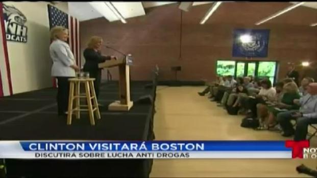 Hillary Clinton visitará Boston