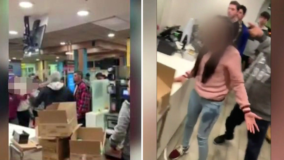 Escandalosa pelea entre madre y jóvenes en McDonald's