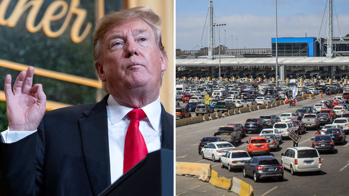 Trump analiza planes para un cierre fronterizo parcial